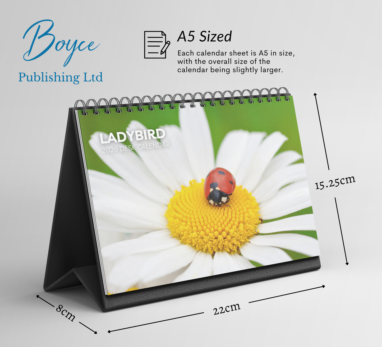 Ladybird Desk Calendar 2026-2027