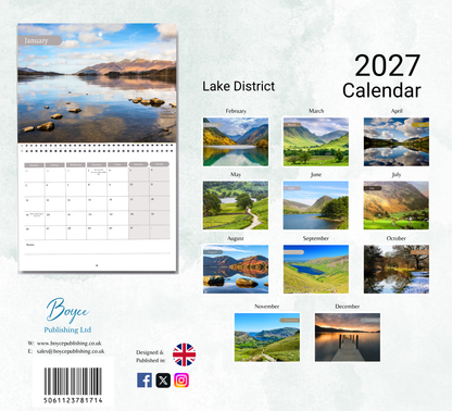 Lake District Calendar 2027