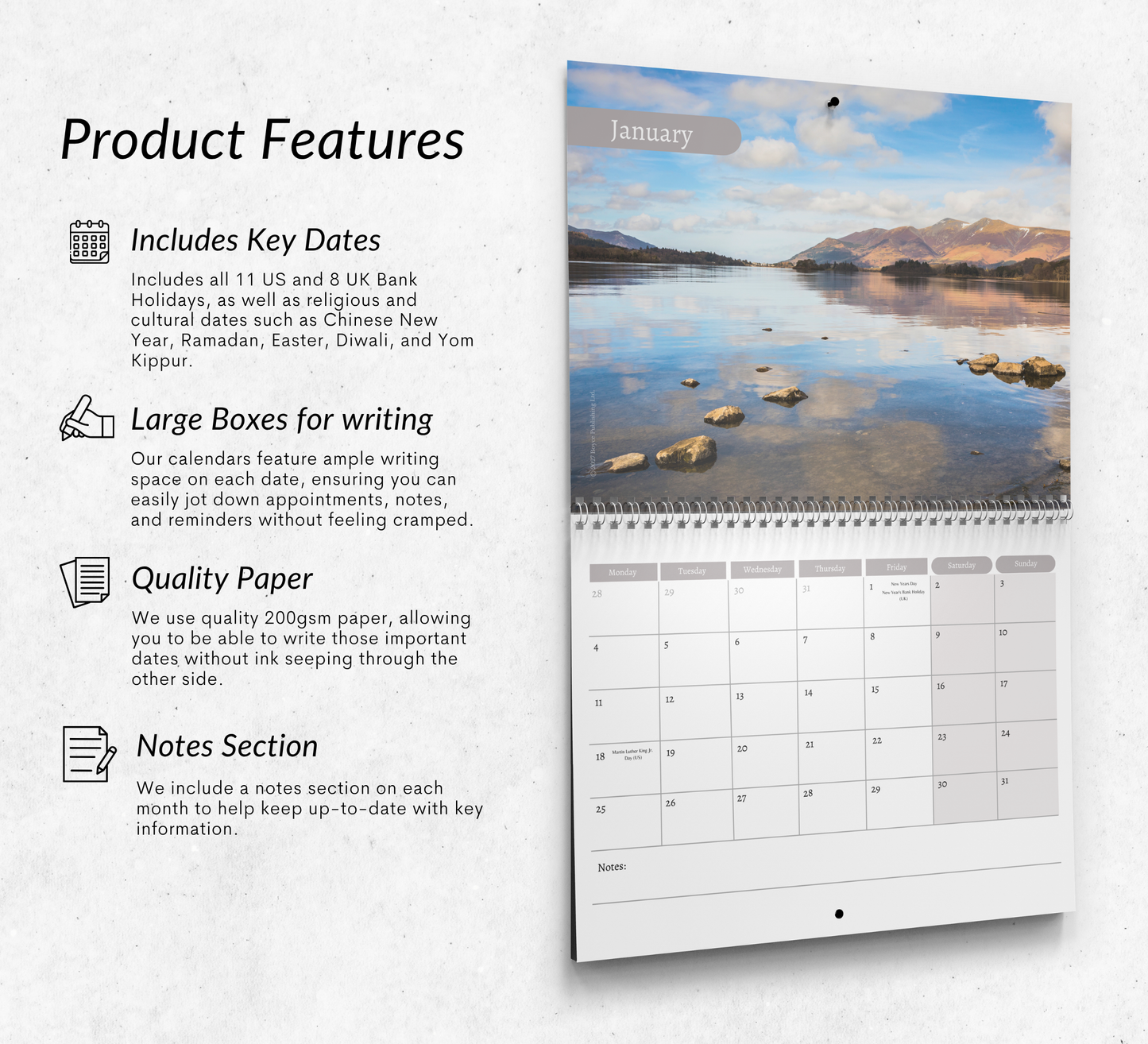 Lake District Calendar 2027