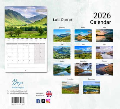 Lake District Calendar 2026
