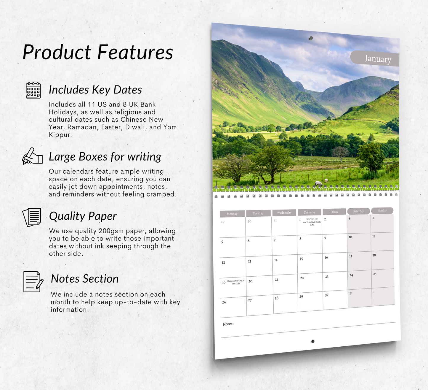 Lake District Calendar 2026
