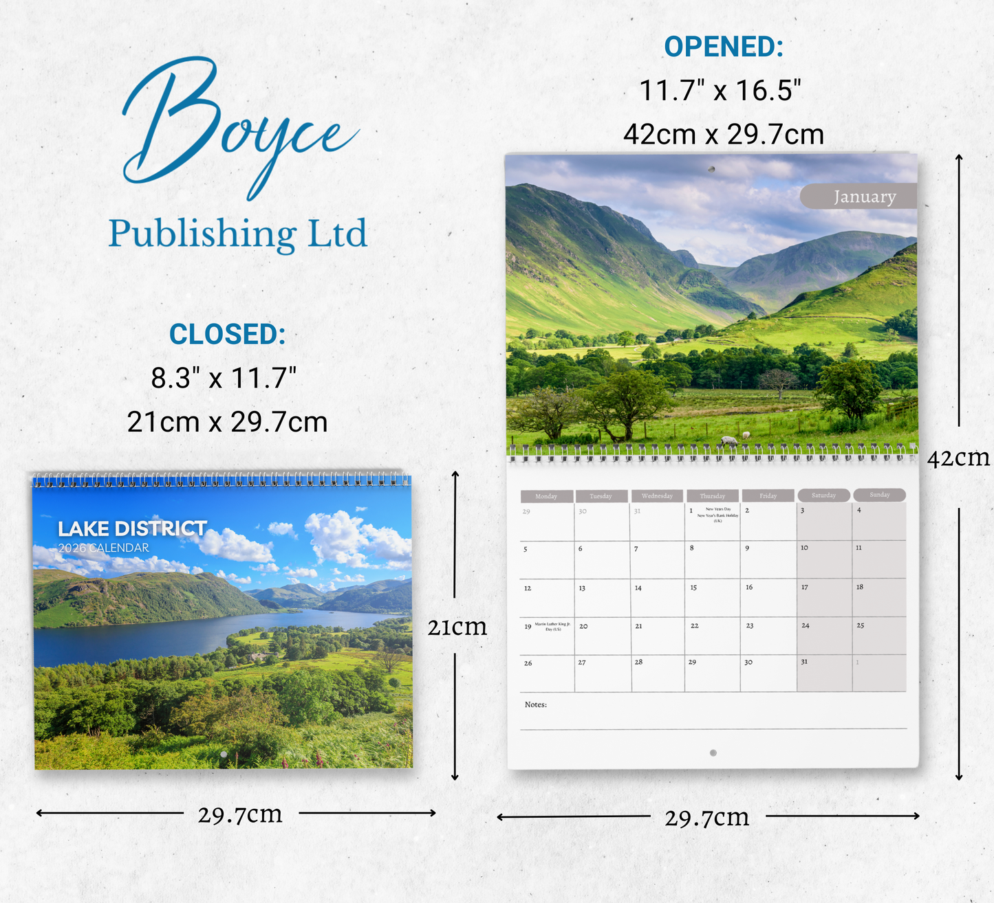 Lake District Calendar 2026
