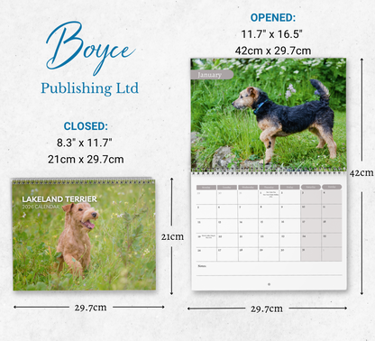Lakeland Terrier Calendar 2026