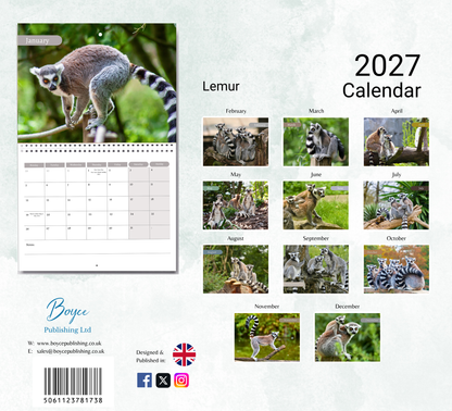 Lemur Calendar 2027