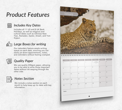 Leopard Calendar 2027