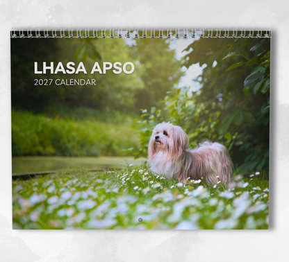 Lhasa Apso Calendar 2027