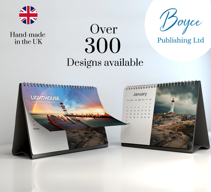 Lighthouse Desk Calendar 2027-2028