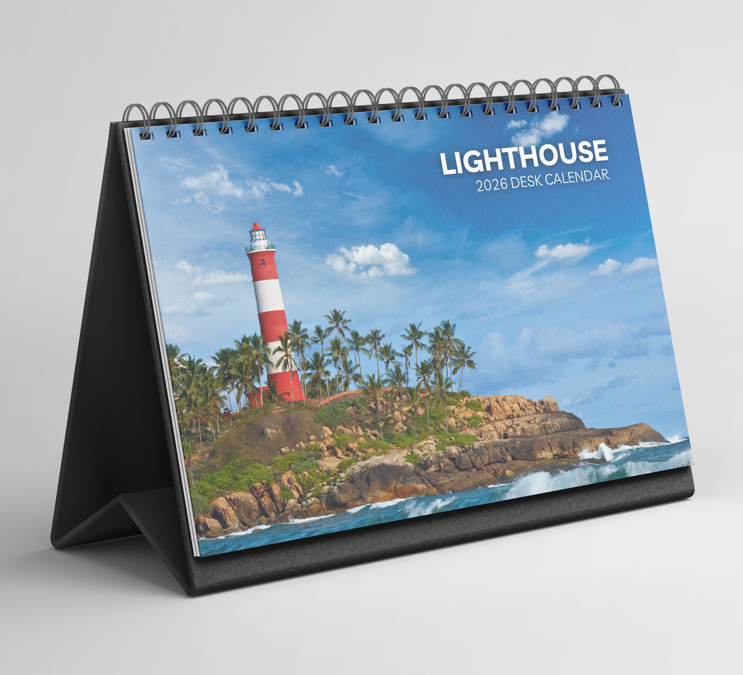 Lighthouse Desk Calendar 2026-2027