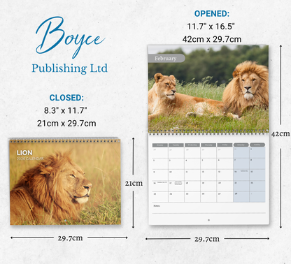 Lion Calendar 2026