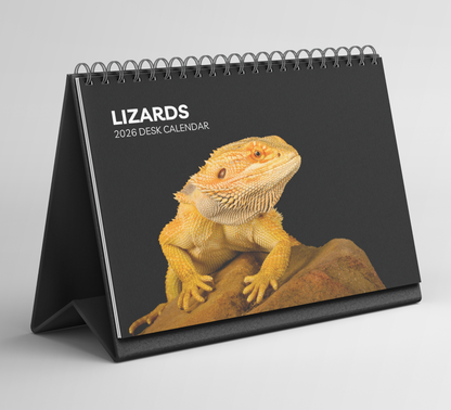 Lizard Desk Calendar 2026-2027