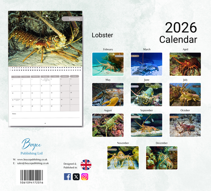 Lobster Calendar 2026