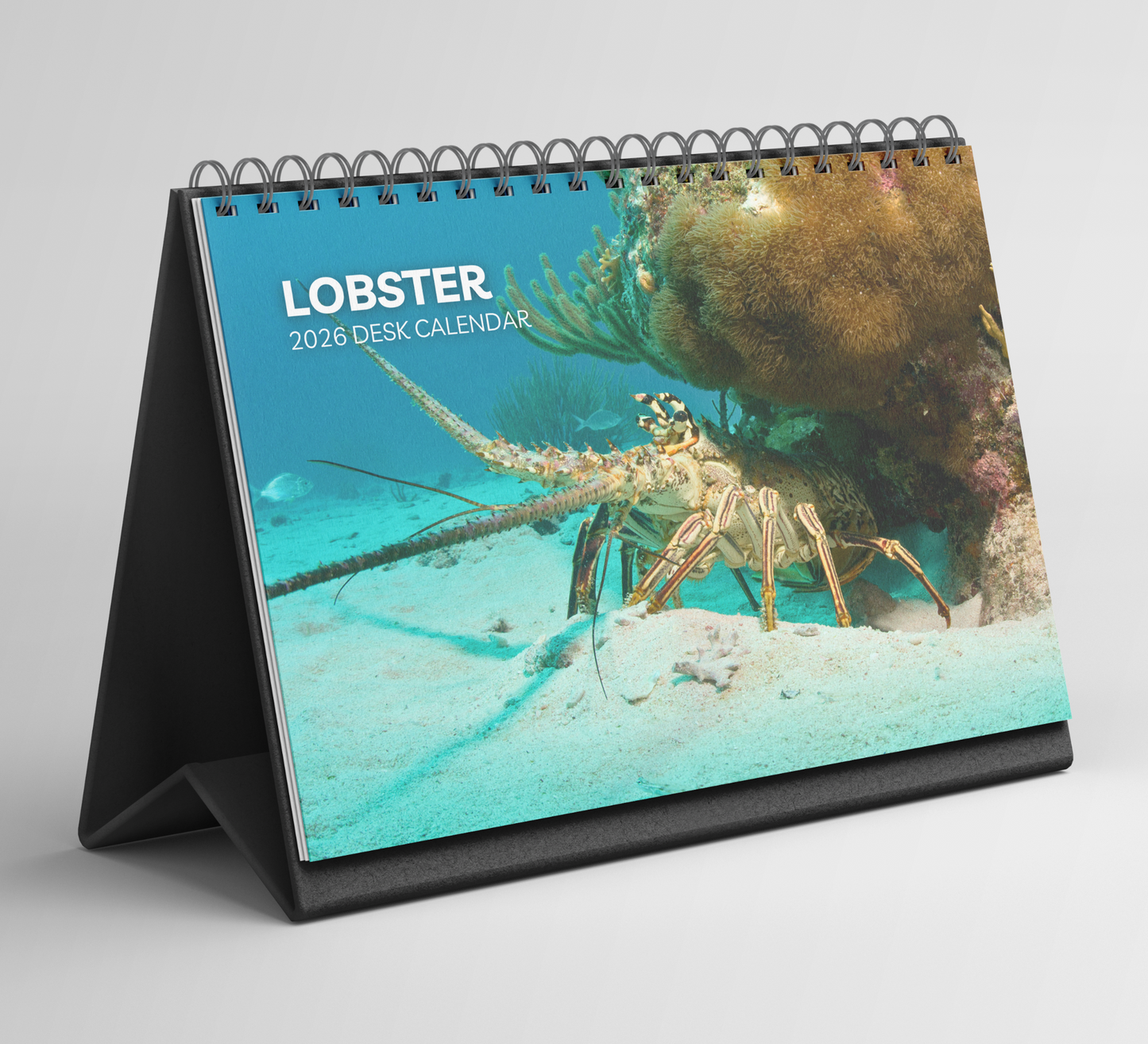Lobster Desk Calendar 2026-2027
