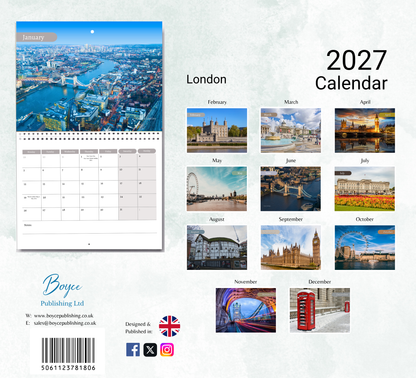 London Calendar 2027