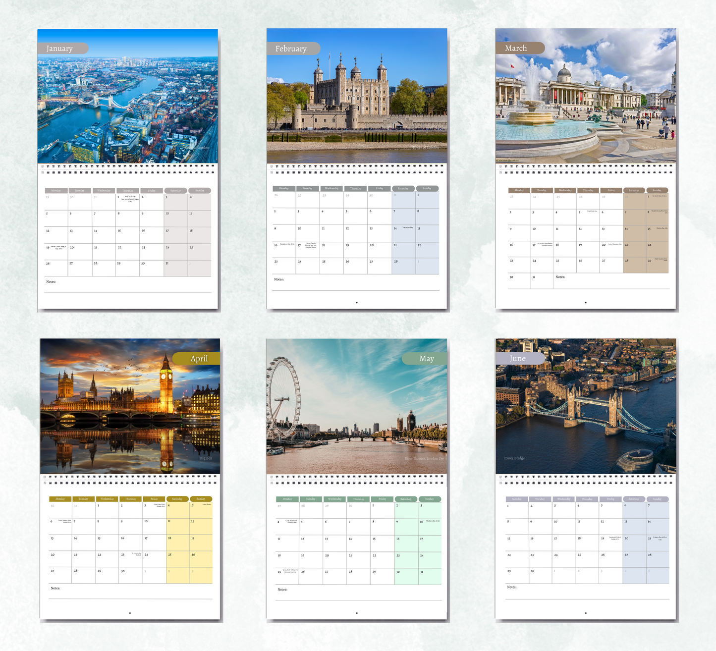 London Calendar 2027
