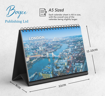 London Desk Calendar 2027-2028