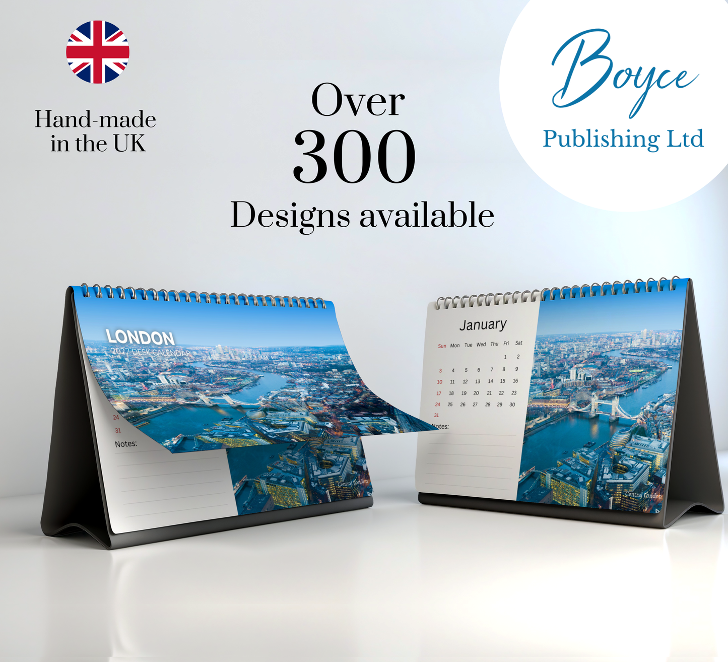 London Desk Calendar 2027-2028