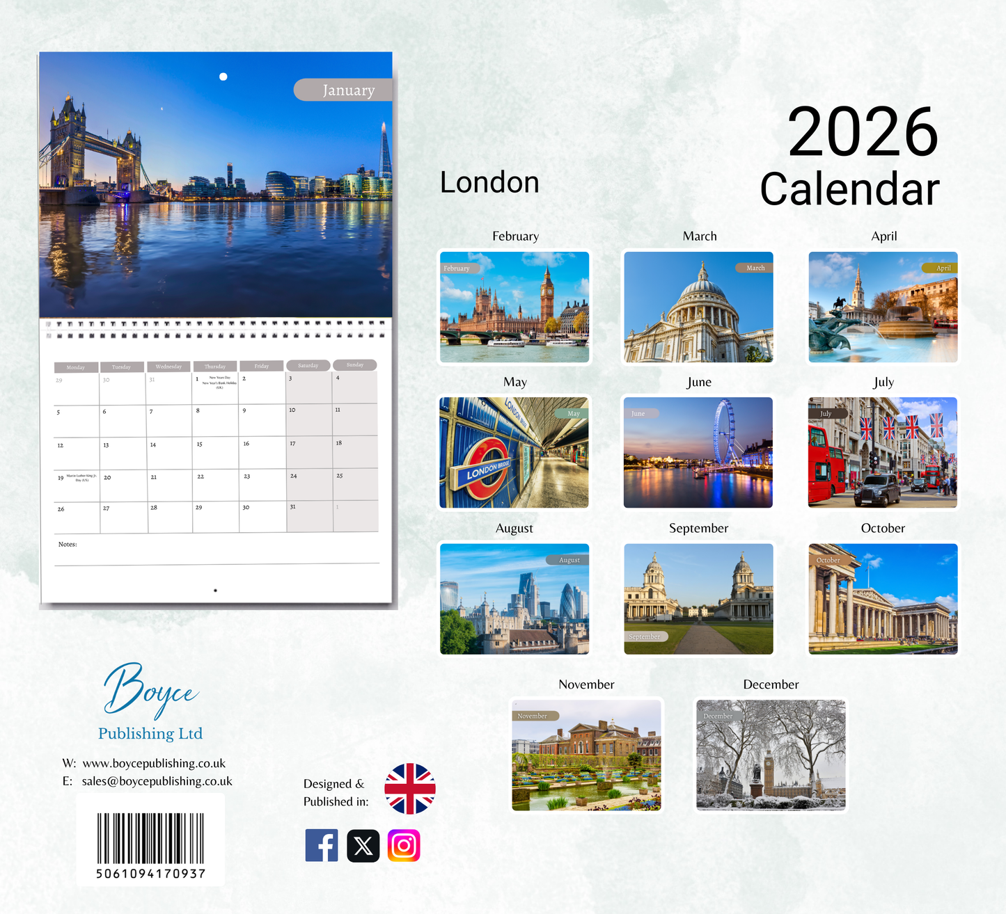 London Calendar 2026
