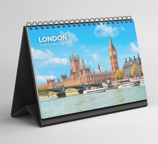 London Desk Calendar 2026-2027