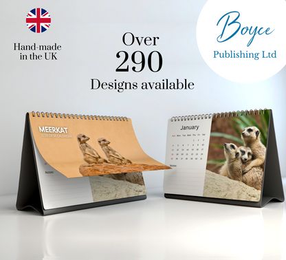 Meerkat Desk Calendar 2026-2027