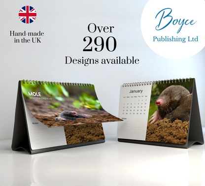 Mole Desk Calendar 2026-2027