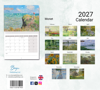 Monet Calendar 2027