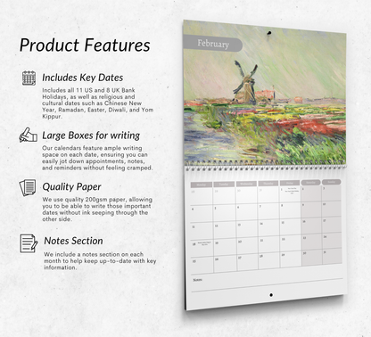 Monet Calendar 2027