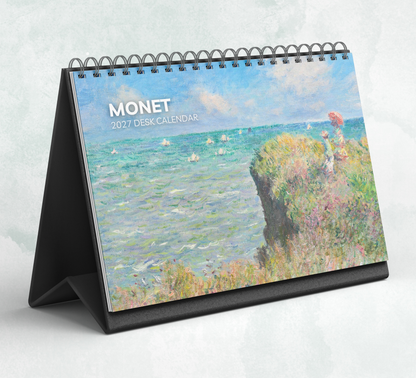 Monet Desk Calendar 2027-2028