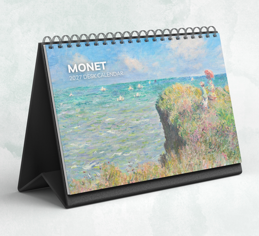 Monet Desk Calendar 2027-2028