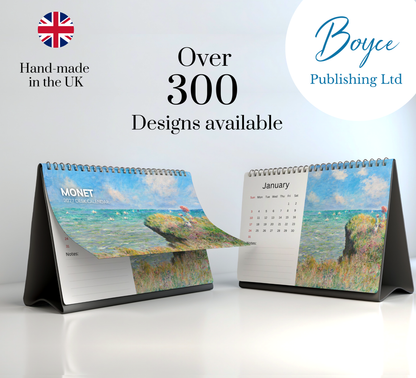 Monet Desk Calendar 2027-2028
