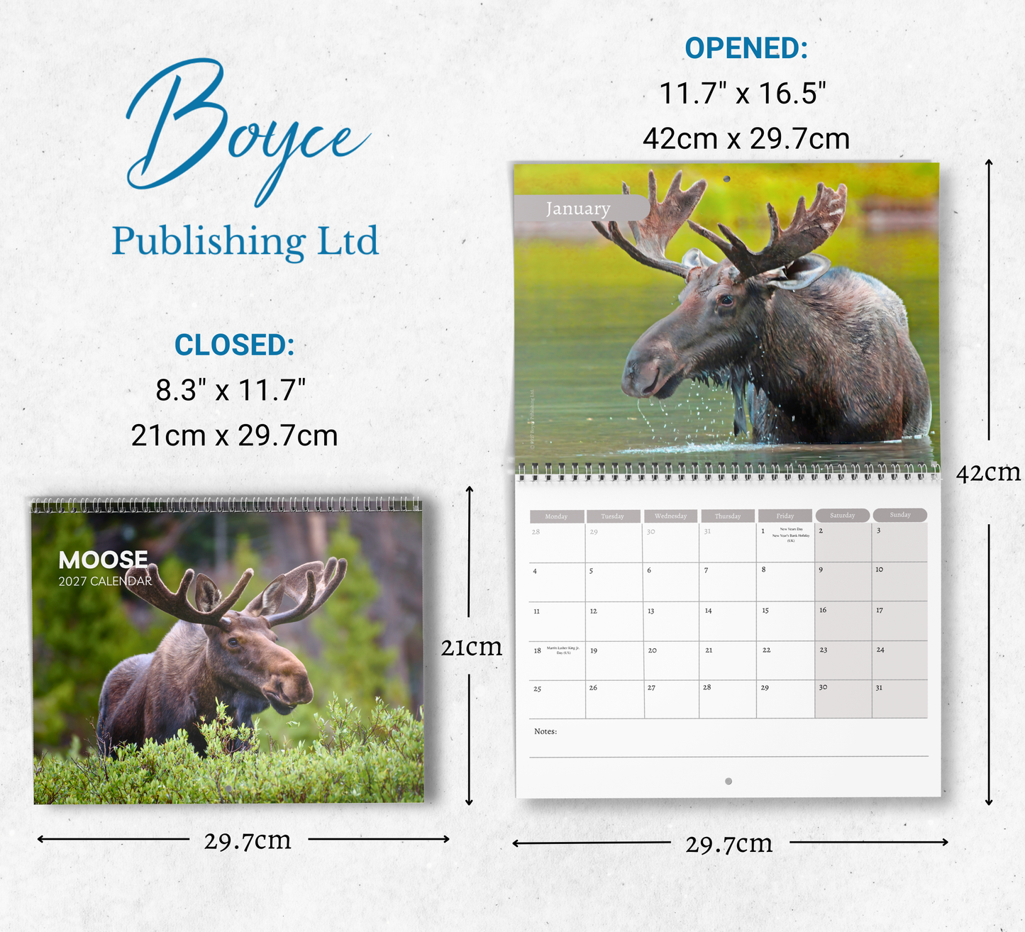 Moose Calendar 2027