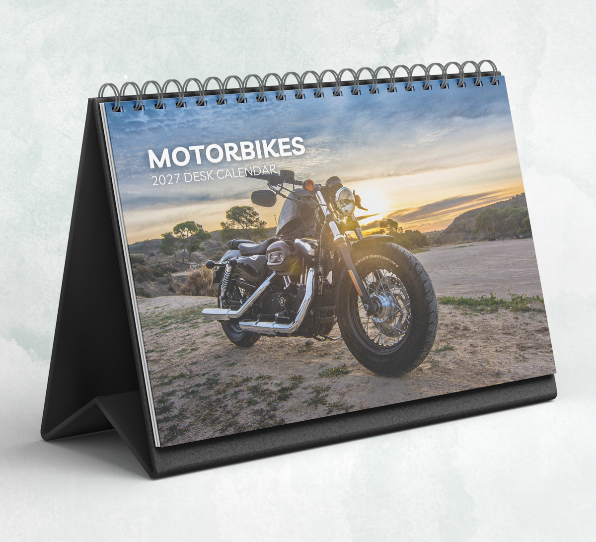 Motorbikes Desk Calendar 2027-2028