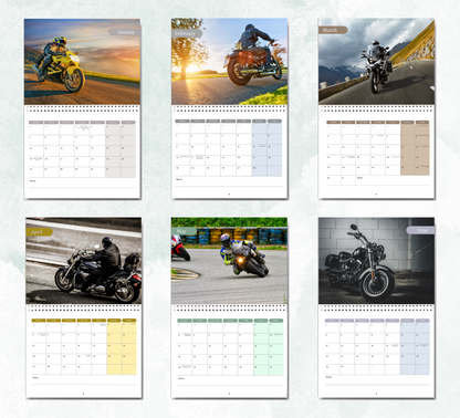 Motorbikes Calendar 2026