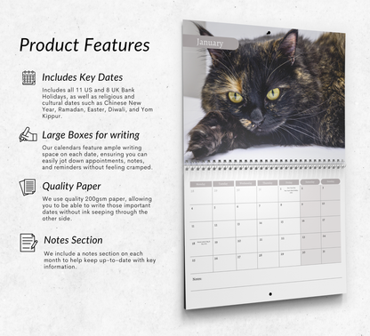 Munchkin Cat Calendar 2027