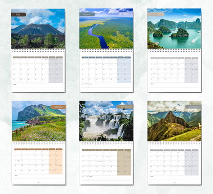 Natural Wonders Calendar 2027