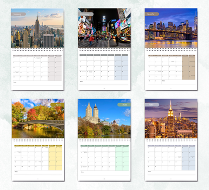 New York Calendar 2027