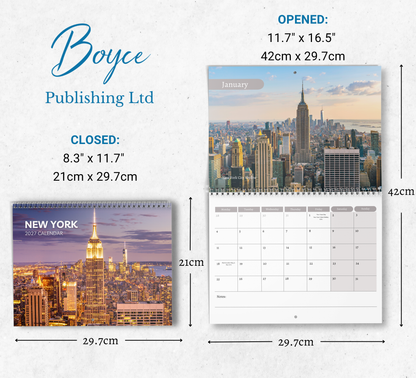 New York Calendar 2027