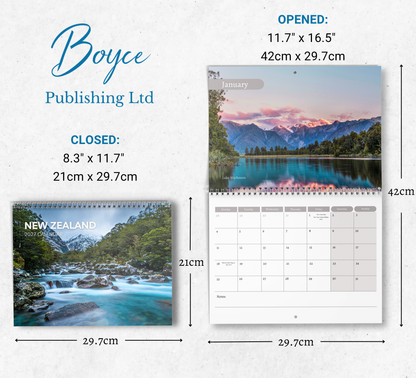 New Zealand Calendar 2027