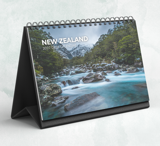 New Zealand Desk Calendar 2027-2028