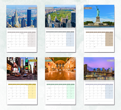 New York Calendar 2026