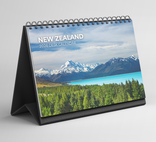 New Zealand Desk Calendar 2026-2027