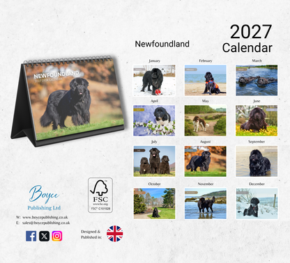 Newfoundland Desk Calendar 2027-2028