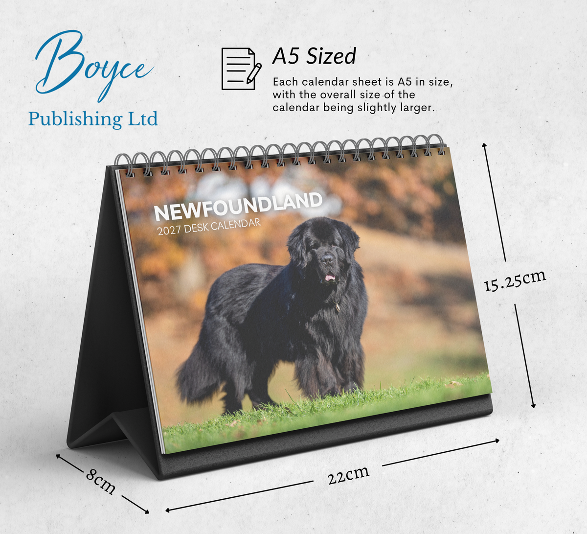 Newfoundland Desk Calendar 2027-2028