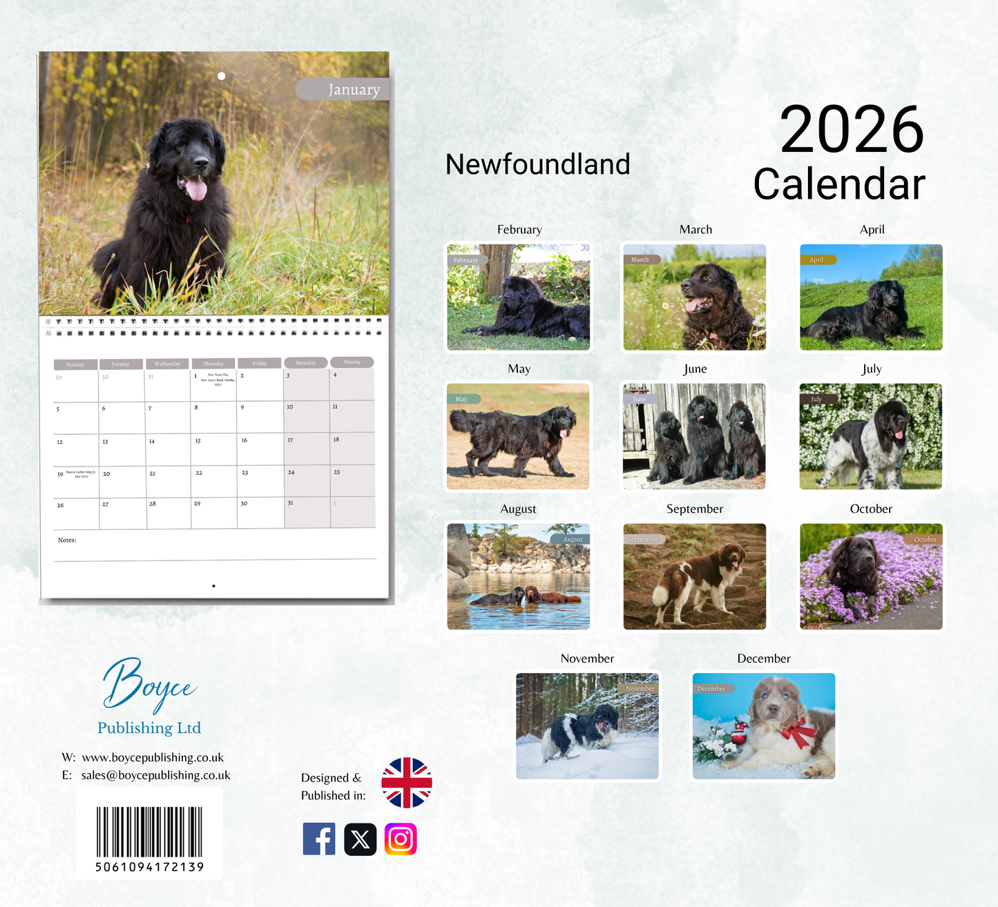 Newfoundland Calendar 2026