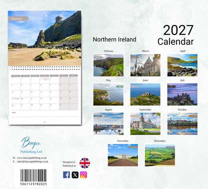 Northern Ireland Calendar 2027