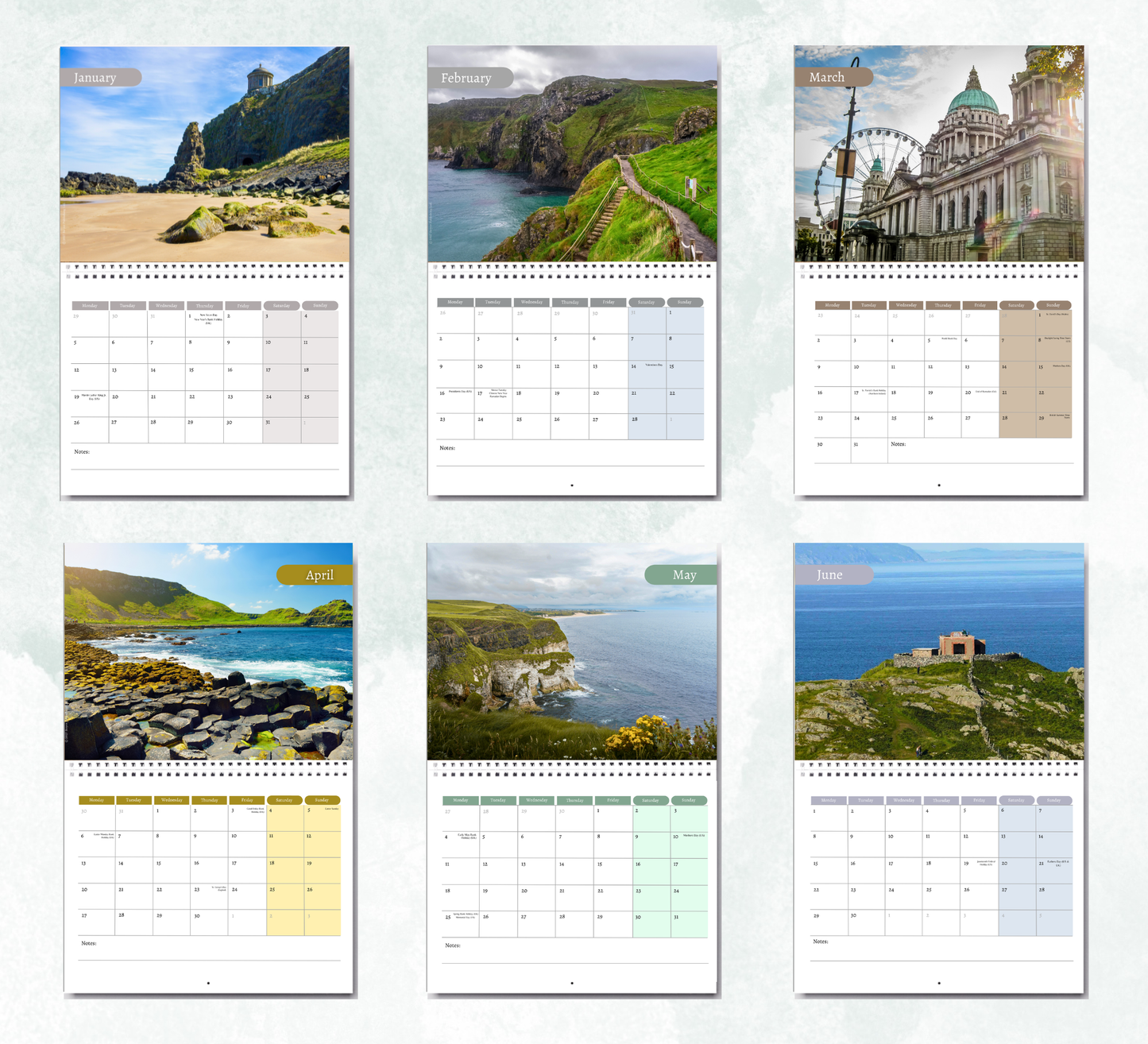 Northern Ireland Calendar 2027