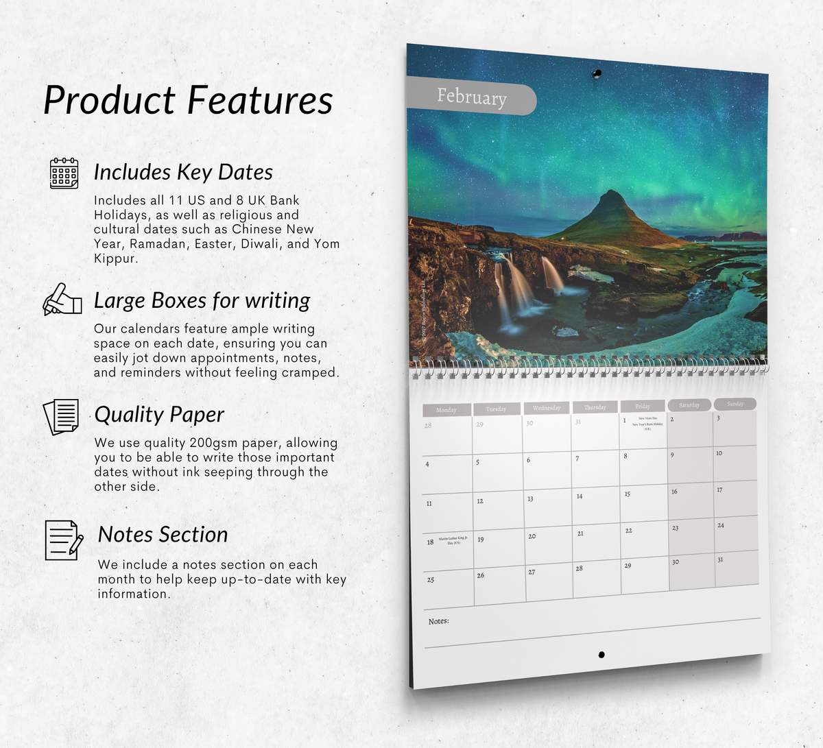 Northern Lights Calendar 2027