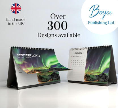 Northern Lights Desk Calendar 2027-2028