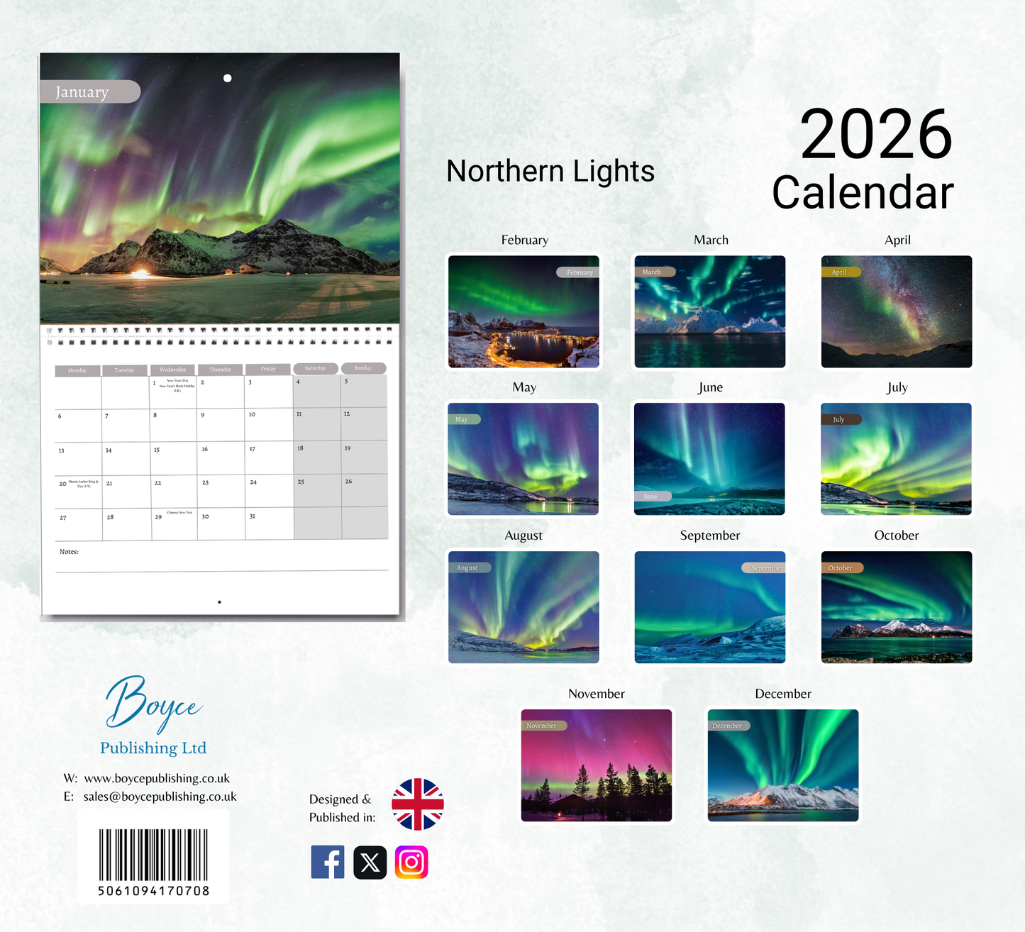 Northern Lights Calendar 2026