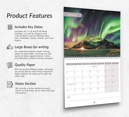 Northern Lights Calendar 2026