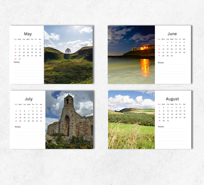 Northumberland Desk Calendar 2027-2028